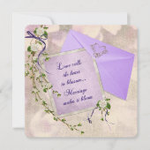 Hochzeitsgeschichten Einladung (Vorderseite)