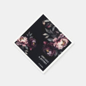 Hochzeitsgeschirr mit personalisiertem Geschirr, d Serviette (Ecke)