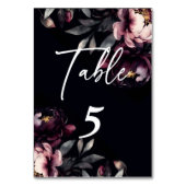 Hochzeitsgeschirr mit personalisiertem Geschirr, d Tischnummer (Vorderseite)