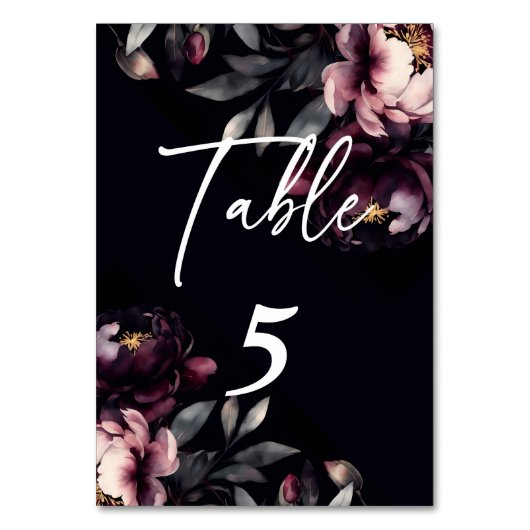 Hochzeitsgeschirr mit personalisiertem Geschirr, d Tischnummer (Vorderseite)