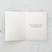 Hochzeitsgeschosse mit Strand Sand Dollar Karte (Innenseite)