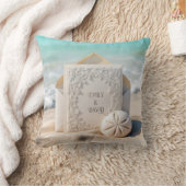 Hochzeitsgeschosse mit Strand Sand Dollar Kissen (Decke)