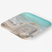 Hochzeitsgeschosse mit Strand Sand Dollar Pappteller (Gewinkelt)