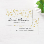 Hochzeitsgetränk Imitate Gold Foil Glitzer (Schreibtisch)