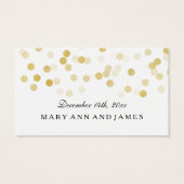 Hochzeitsgetränk Imitate Gold Foil Glitzer (Rückseite)