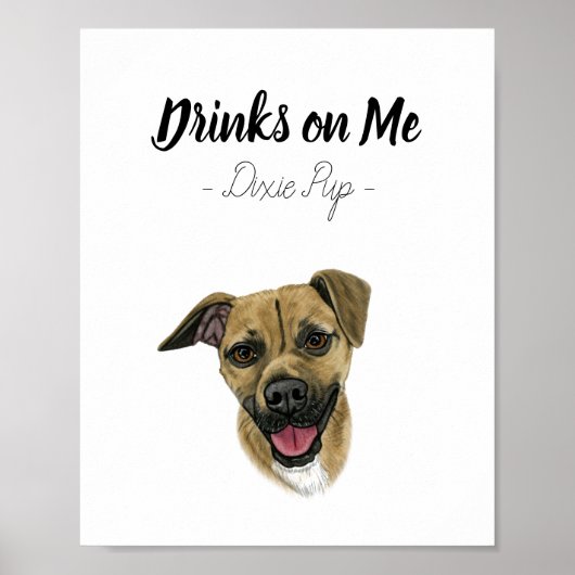 Hochzeitsgetränk Poster (Vorne)