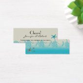 Hochzeitsgetränke in Sand und Aqua (Schreibtisch)