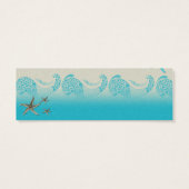 Hochzeitsgetränke in Sand und Aqua (Rückseite)