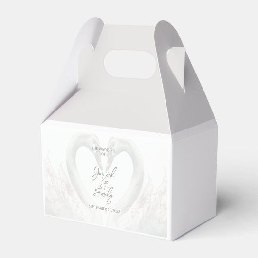 Hochzeitsgewohnheit Geschenkschachtel (Rückseite)