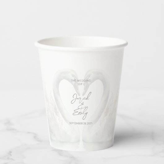 Hochzeitsgewohnheit Pappbecher (Vorderseite)