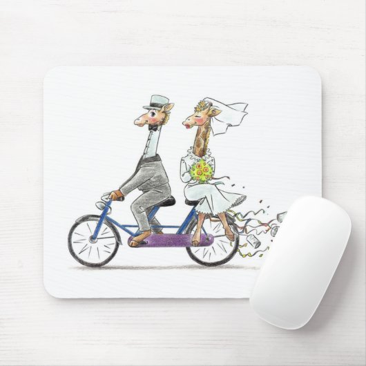 Hochzeitsgiraffen Mousepad (Mit Mouse)
