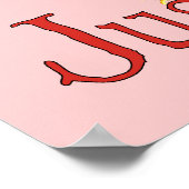 HochzeitsGiraffen Poster (Ecke)