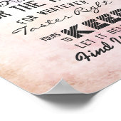 Hochzeitsglas für die Nacht finden Ihren Platz Poster (Ecke)