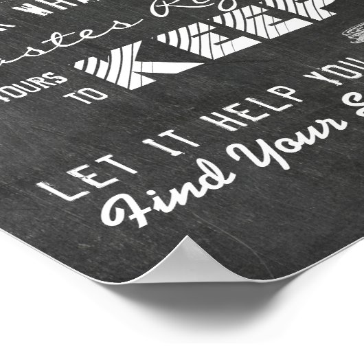 Hochzeitsglas für die Nacht finden Ihren Platz Poster (Ecke)