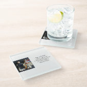 Hochzeitsglas Untersetzer Gefallen Geschenk Rumäni (Schrägansicht)