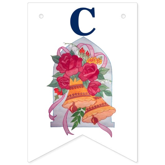 Hochzeitsglocke "Glückwunsch" Banner (Zweite Fahne)