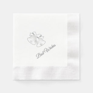 Hochzeitsglocken Beste Wünsche Serviette