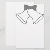 Hochzeitsglocken Briefpapier (Vorne/Hinten)