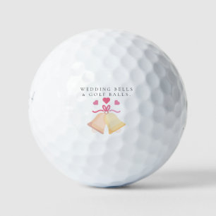 'Hochzeitsglocken & Golfbälle' Geschenk zur Hochze Golfball