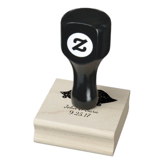 Hochzeitsglocken Gummistempel (Stempel)