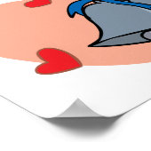 Hochzeitsglocken Poster (Ecke)