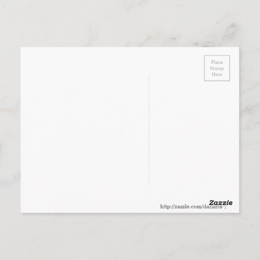 Hochzeitsglocken Rose Blume - Postkarte für Schnec (Rückseite)