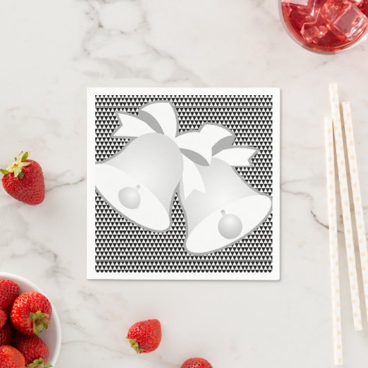 Hochzeitsglocken Serviette (Beispiel)