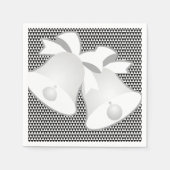 Hochzeitsglocken Serviette (Vorderseite)