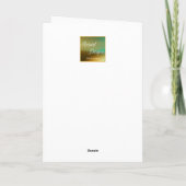 Hochzeitsglocken-Urlaubskarte Feiertagskarte (Rückseite)