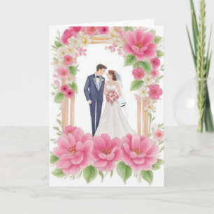 Hochzeitsglocken-Urlaubskarte Feiertagskarte