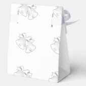 Hochzeitsglocken wiederholen weiß Danke Geschenkschachtel (Rückseite)