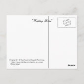 Hochzeitsglück Postkarte (Rückseite)