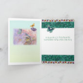 Hochzeitsglückwünsche asianesque Schmetterling Karte (Innenseite)