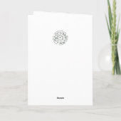 Hochzeitsglückwünsche Genesis Bibel Karte (Rückseite)