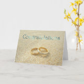 Hochzeitsglückwünsche. Glückwünsche bei Hochzeiten Karte (Gelbe Blume)