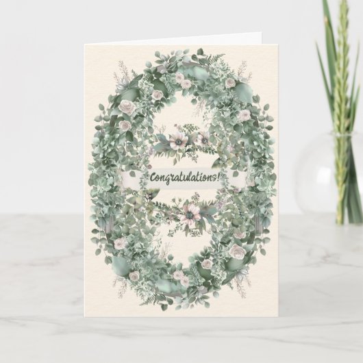 Hochzeitsglückwünsche Karte (Vorderseite)