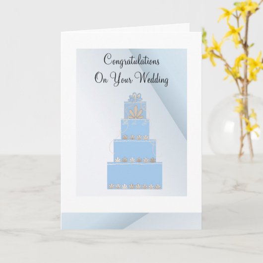 Hochzeitsglückwünsche Karte (Gelbe Blume)