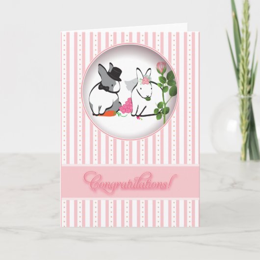 Hochzeitsglückwünsche! Karte (Vorderseite)