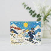 Hochzeitsglückwünsche Postkarte (Stehend Vorderseite)