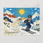 Hochzeitsglückwünsche Postkarte (Vorderseite)