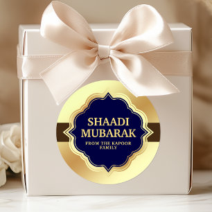 Hochzeitsglückwünsche Shaadi Mubarak Aufkleber