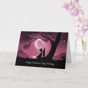 Hochzeitsglückwünsche zum Valentinstag Karte