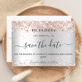 Hochzeitsgold - Rose Save The Date