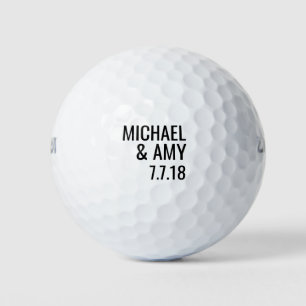 Hochzeitsgolfbälle - Hochzeitsfeiern Golfball