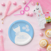 Hochzeitsgown Blue "Brautparty"-Papiertafel Pappteller (Party)