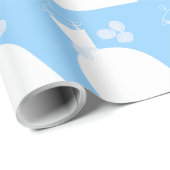 Hochzeitsgown Blue Packpapier (Rolleneckpunkt)