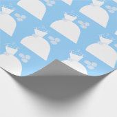 Hochzeitsgown Blue Packpapier (Ecke)