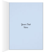 Hochzeitsgown Blue Text schwarz (Innen (Rechts))