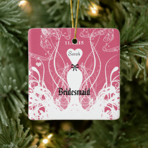 Hochzeitsgown Bridesmaid Weihnachtsschmuck