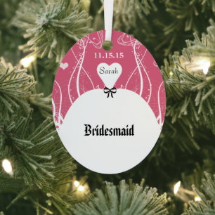 Hochzeitsgown Bridesmaid Weihnachtsschmuck